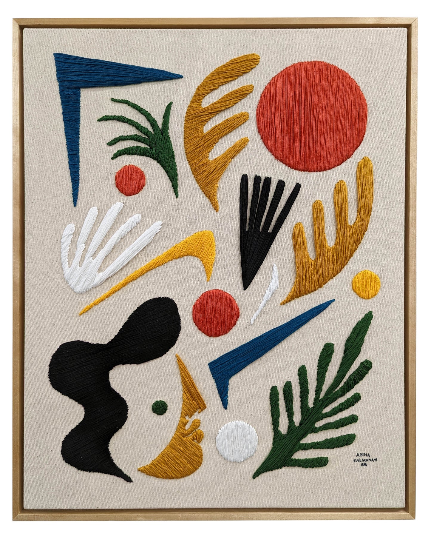 Pieces No. 45 - Embroidered