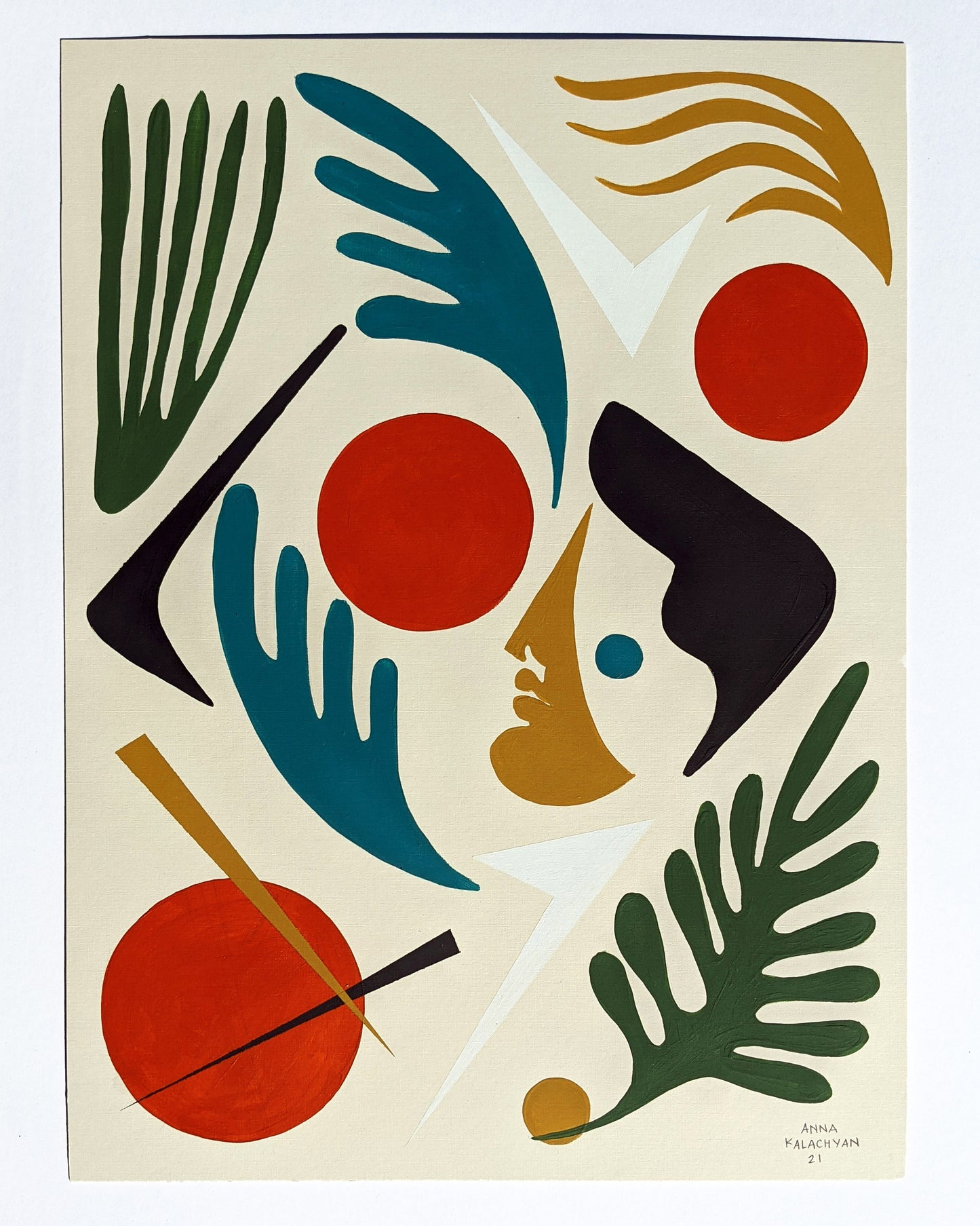 Pieces No. 10, 16x12in