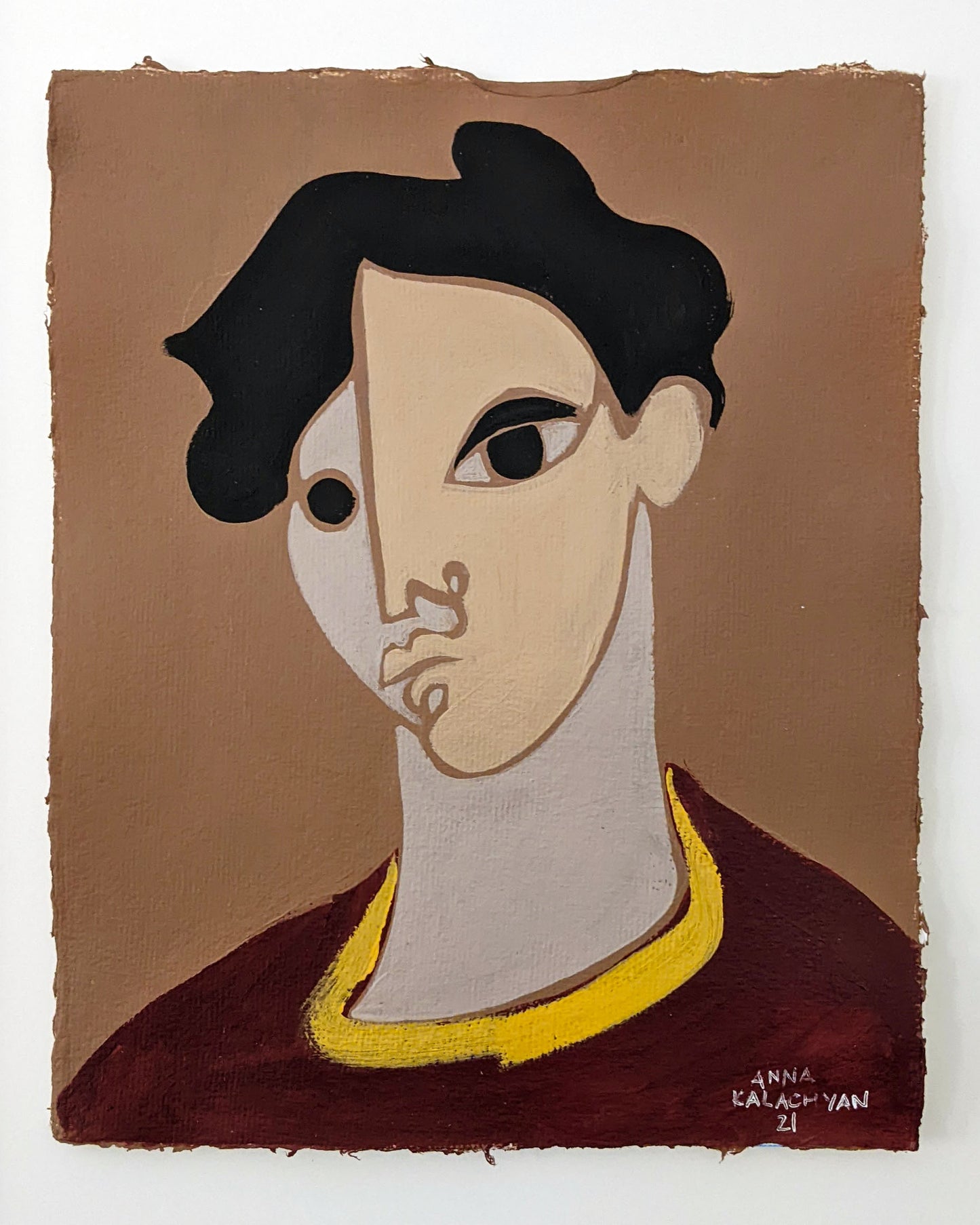 Solemn Man, 10x8